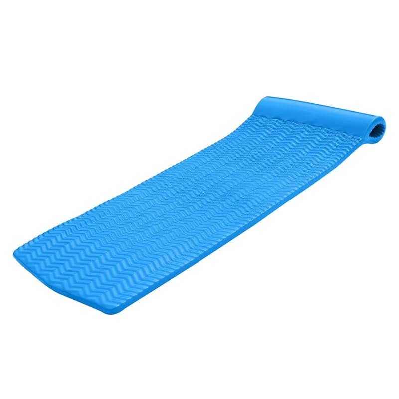 Vinyl Coated Foam Pool Float Mat with Built-in Pillow