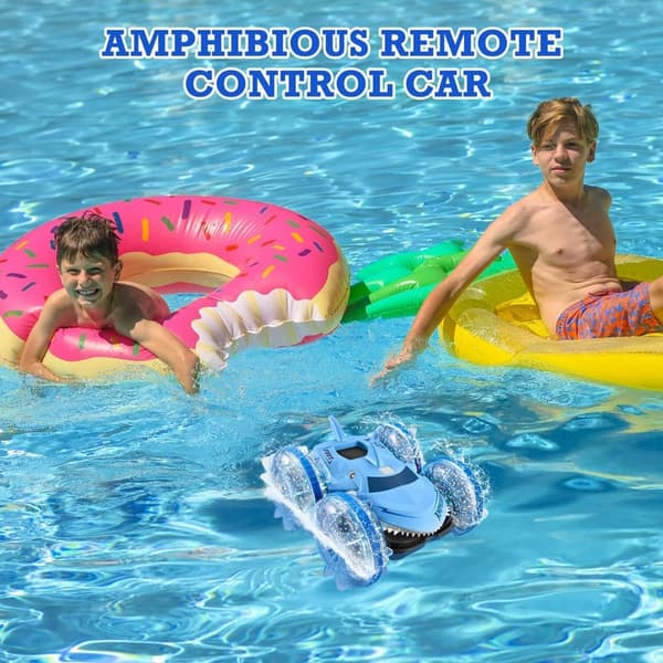 Waterproof Remote Control Boat & Truck - 4WD Gesture Control for Kids