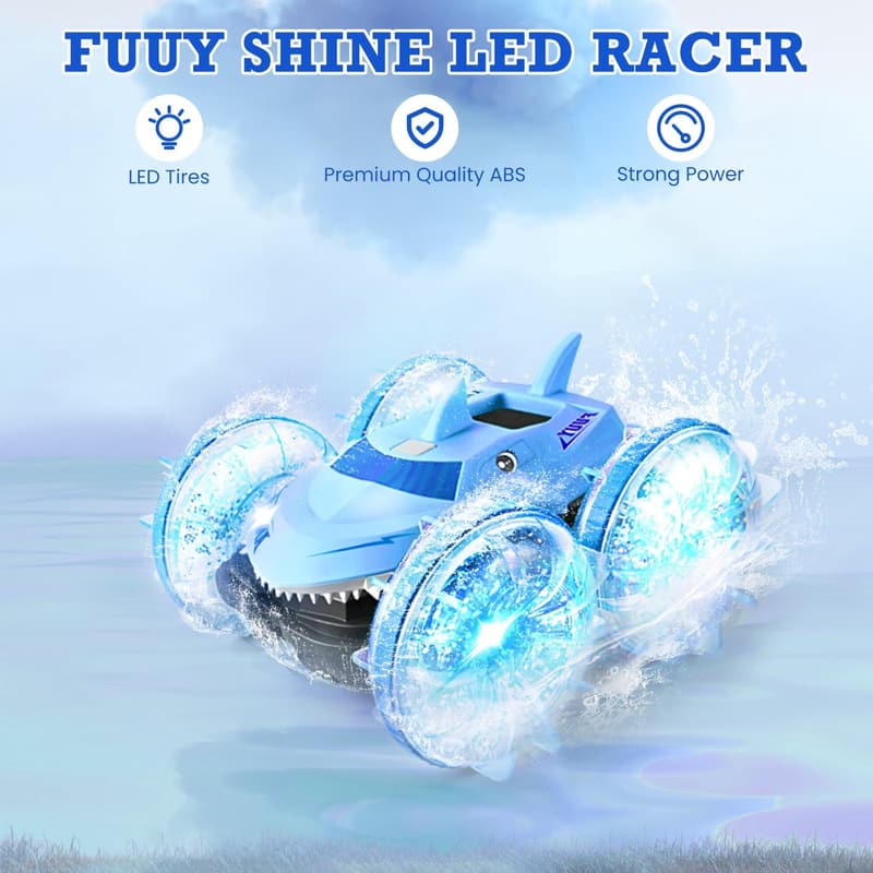Waterproof Remote Control Boat & Truck - 4WD Gesture Control for Kids