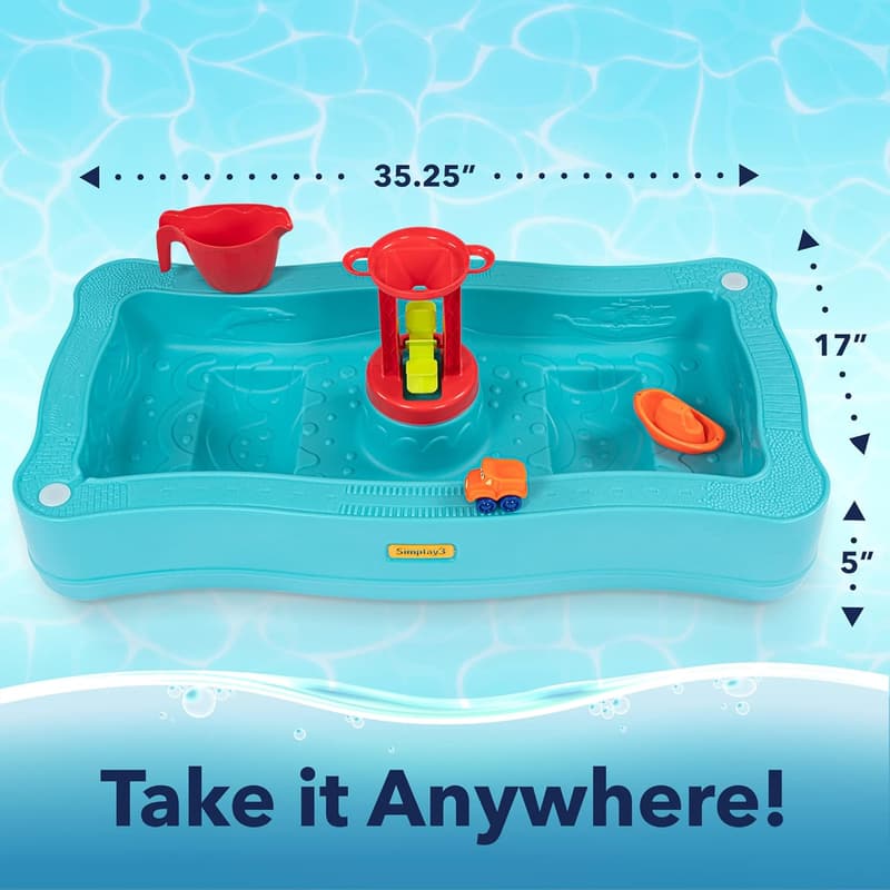 Kids' Water Play Table with Accessories - Indoor/Outdoor Toy