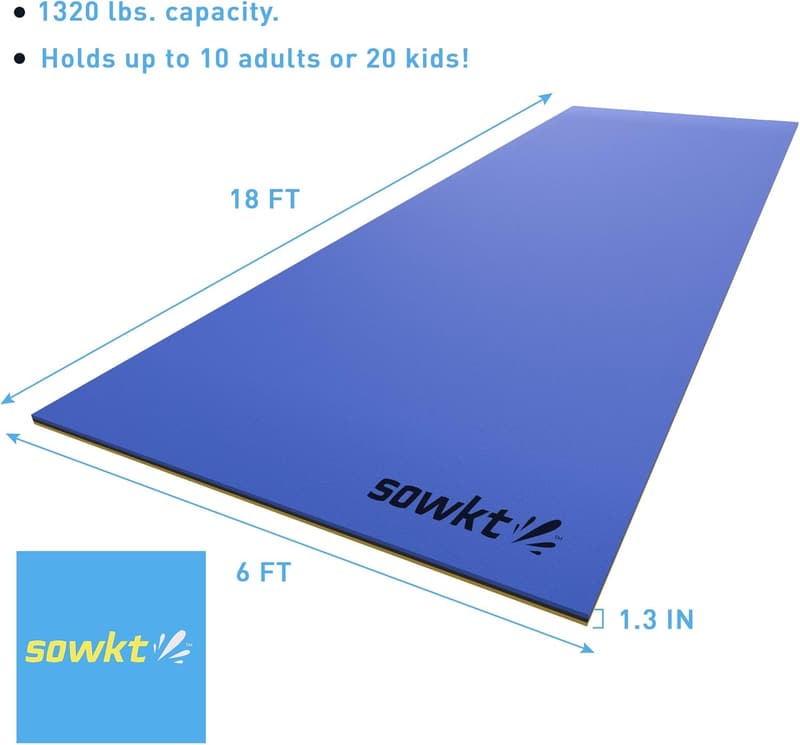 Water Floating Mat for Lakes & Pools - Premium Water Pad