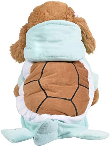Halloween Costume for Dogs & Cats - Adorable Turtle Pajama Outfit
