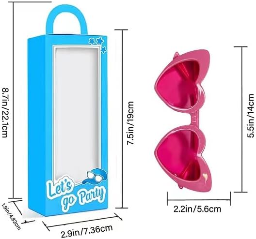 Bachelorette Birthday Party Favor Boxes - 12PCS Pink & Blue