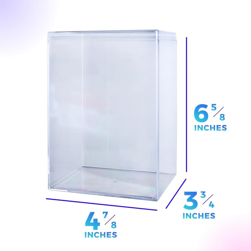 Stackable Clear Funko Pop Protector Boxes - Set of 2