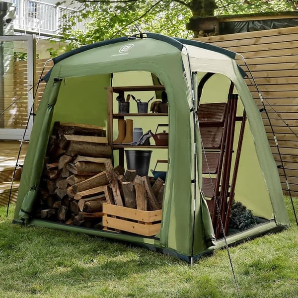 Portable Water-Resistant Bike Storage Tent for 3 Bikes