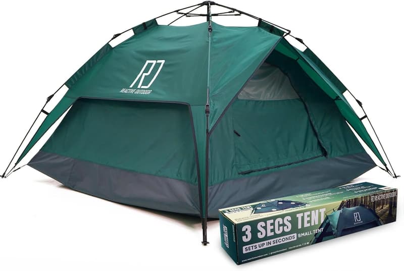 Instant Pop-Up Camping Tent - Waterproof Double Layer for 1 Person