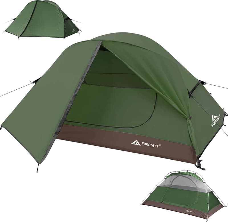 Ultralight 2-Person Waterproof Camping Tent with Rain Fly