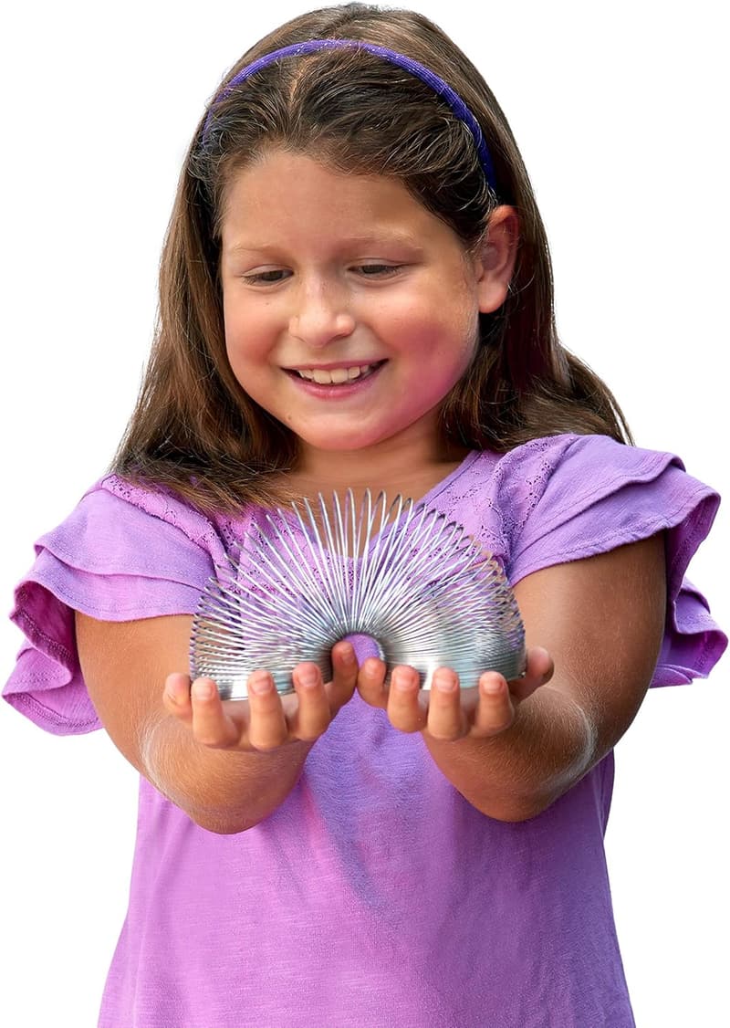 Metal Slinky Walking Spring Toy - 2.75-inch Diameter