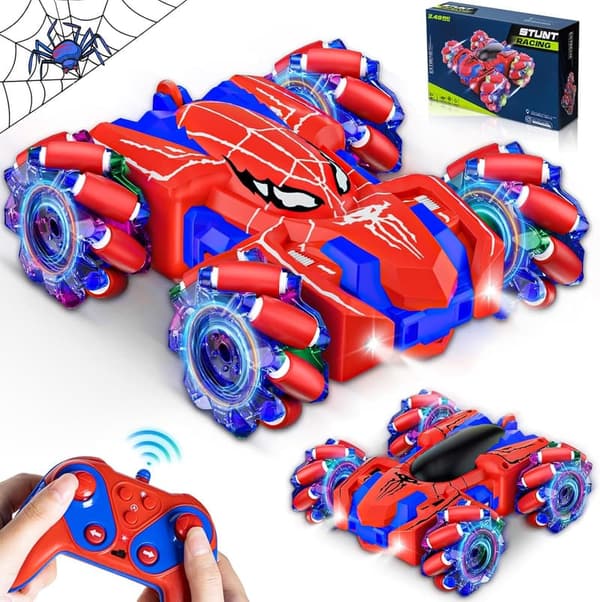 Rechargeable Off-Road RC Spider Car with Lights for Boys