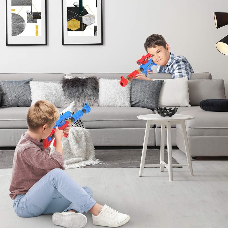 Kids' Spring Flower Shooting Game Toy Set with Foams & Target