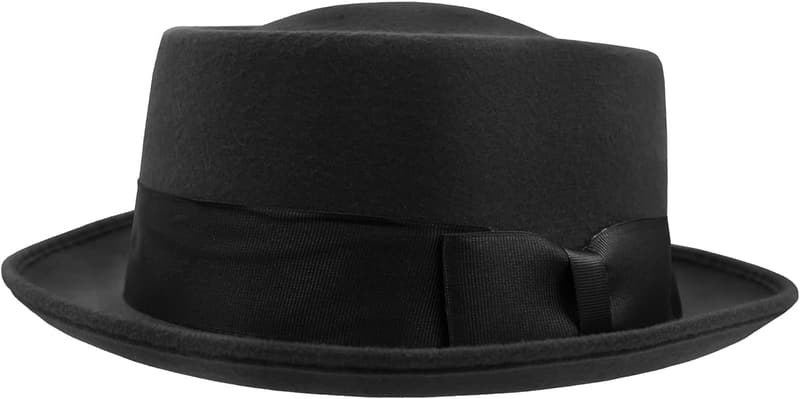 Felt Pork Pie Hat - Casual Gangster Costume Accessory