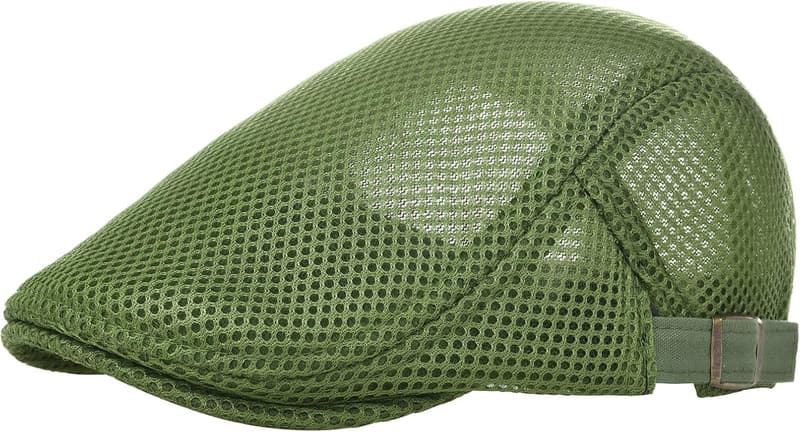 Men's Adjustable Breathable Mesh Summer Newsboy Cap