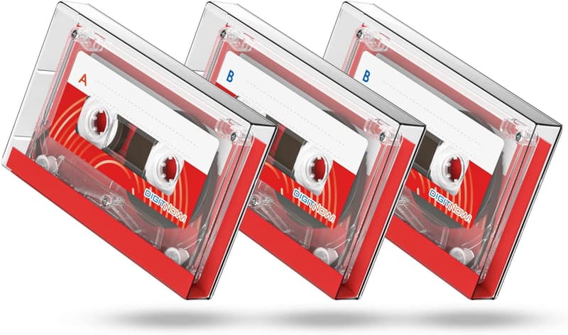 60-Minute Low Noise Audio Cassettes for Lectures - 3 Pack
