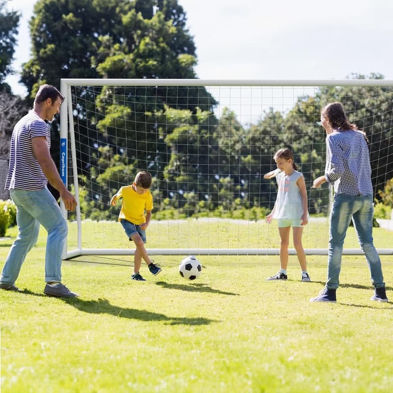 Portable Weatherproof Soccer Goals with Nets for Backyard Training