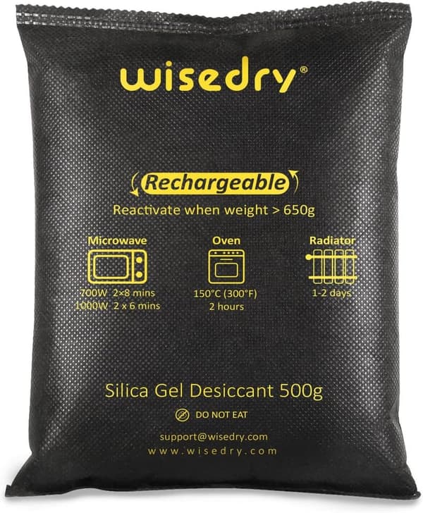 Rechargeable Silica Gel Dehumidifier Pack for Moisture Control