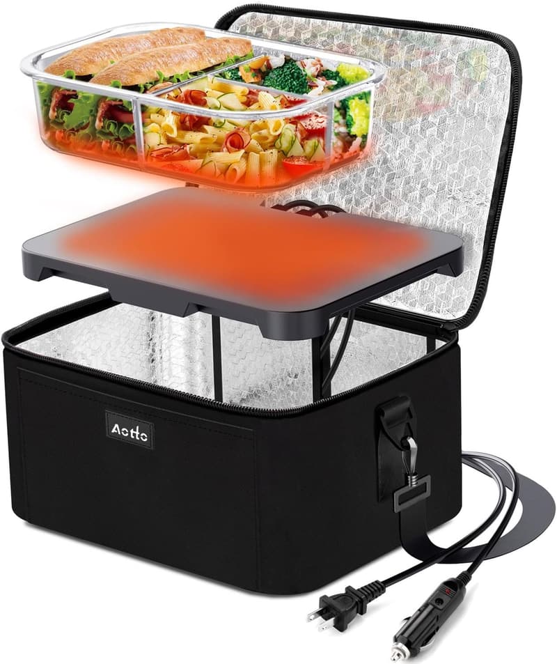 Portable Electric Lunch Box Heater - 3-in-1 Food Warmer for Travel