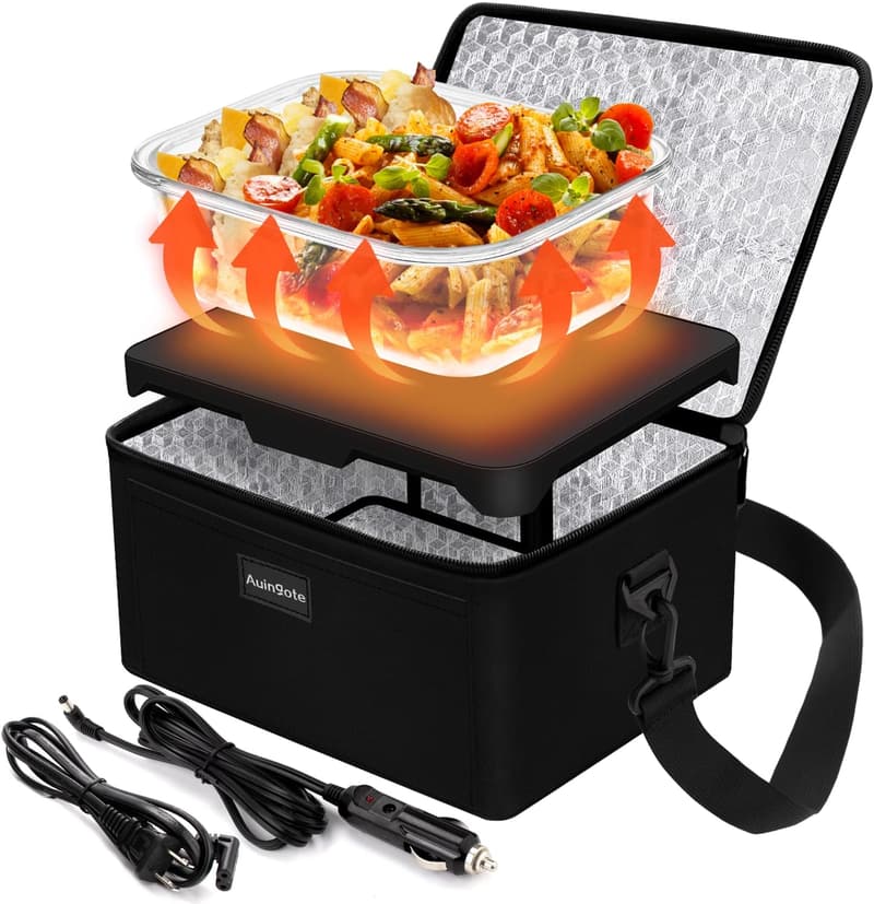 3-in-1 Electric Lunch Box Heater for Adults - Portable Food Warmer