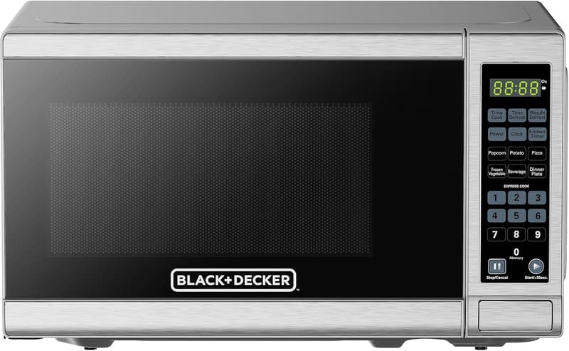 Compact 0.7 Cu. Ft. 700-Watt Digital Microwave Oven