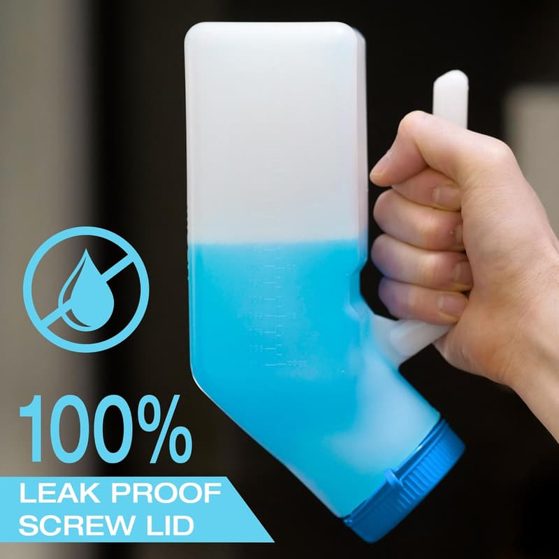 Glow in the Dark Men's Urinal Bottle - 32oz Portable Pee Container