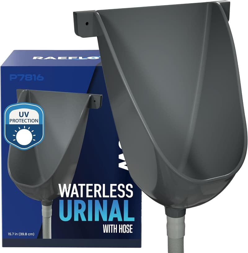 Outdoor Waterless Urinal - UV Resistant Plastic for Men