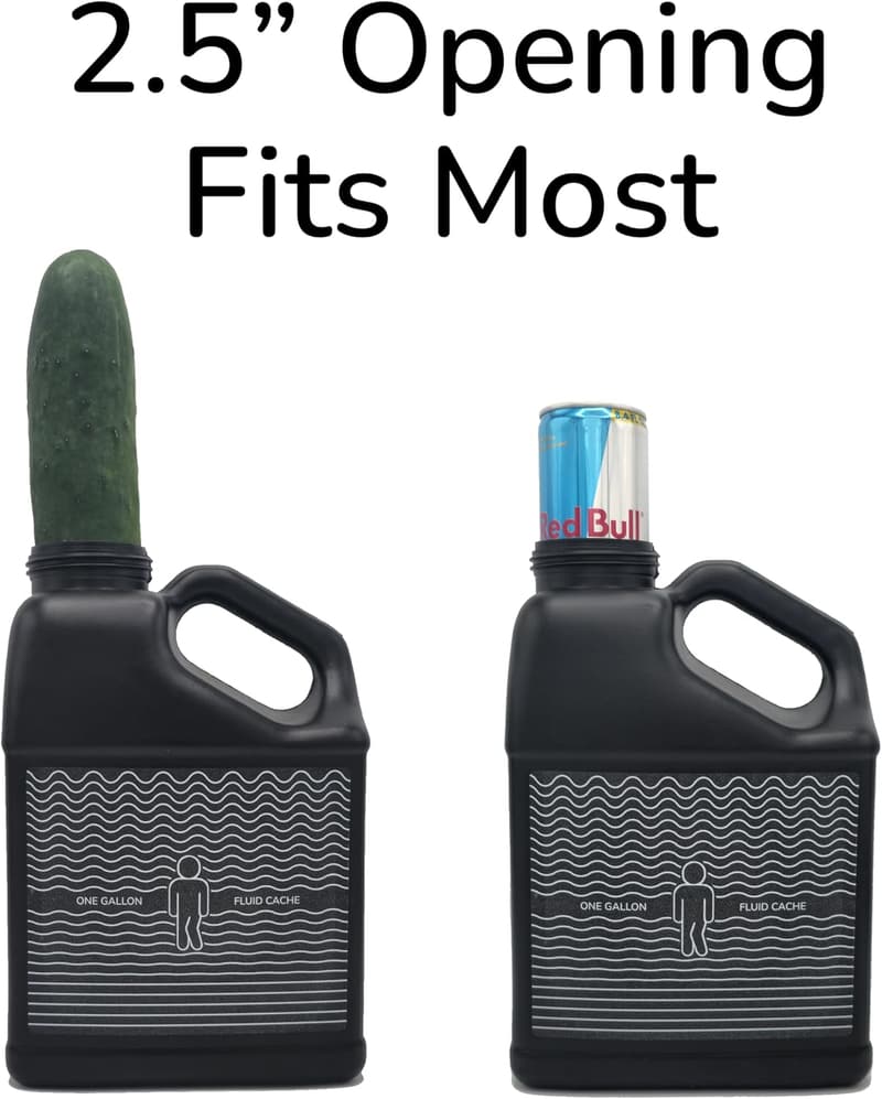 Men's XL Wide Mouth Urinal - 1 Gallon Pee Bottle