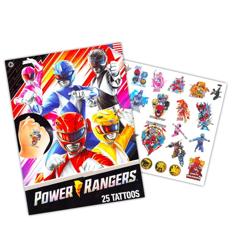 Power Rangers Party Favors: 150 Stickers & 75 Tattoos