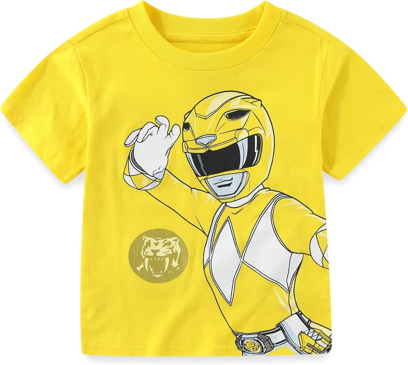 Power Rangers Short Sleeve T-Shirts for Boys (4 Pack)