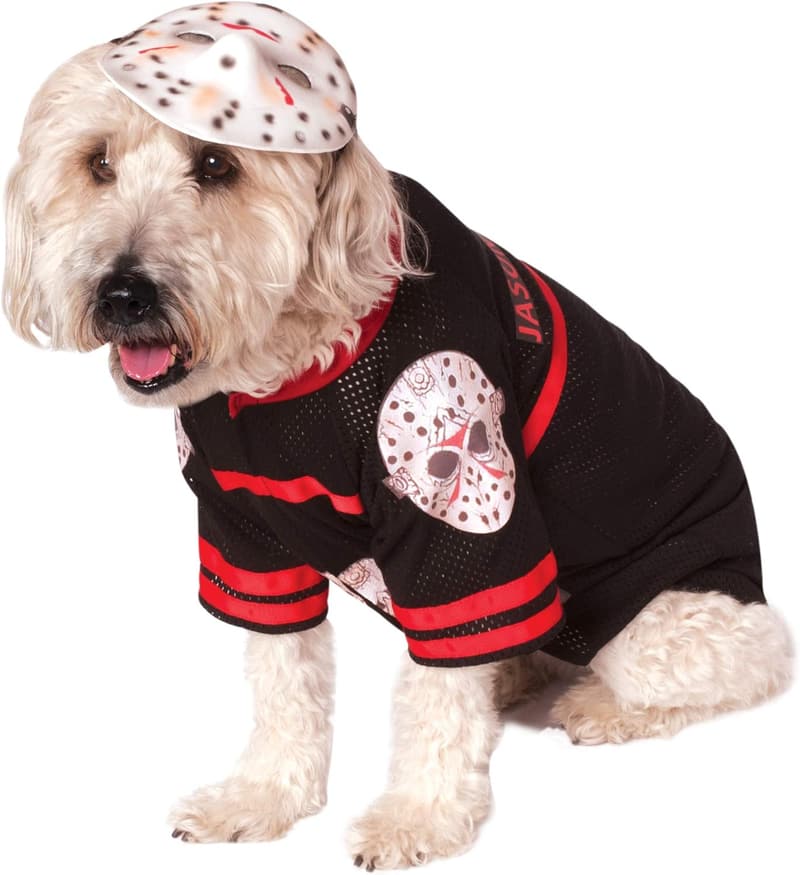 Friday the 13th Jason Pet Costume - Large, Multicolor