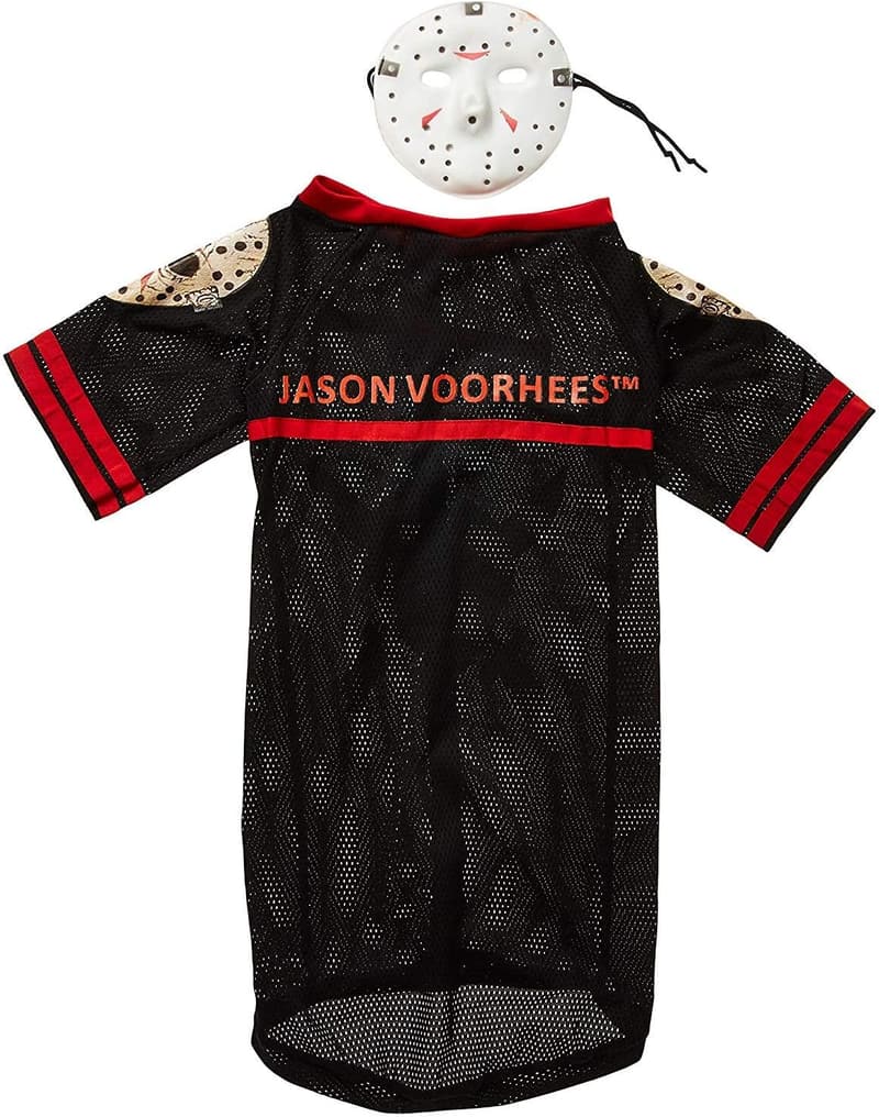 Friday the 13th Jason Pet Costume - Large, Multicolor
