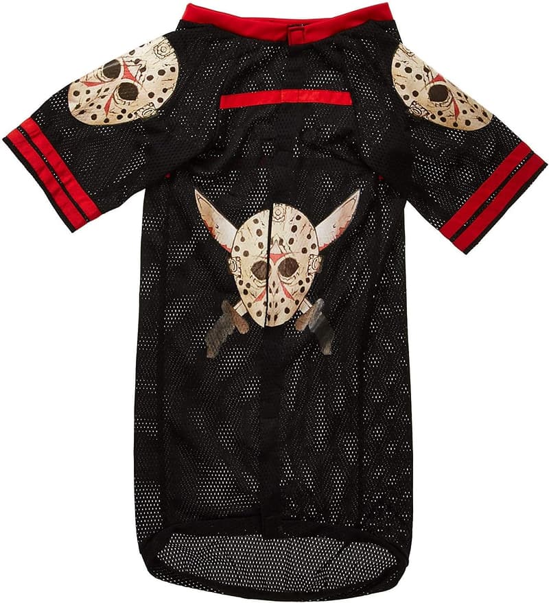 Friday the 13th Jason Pet Costume - Large, Multicolor