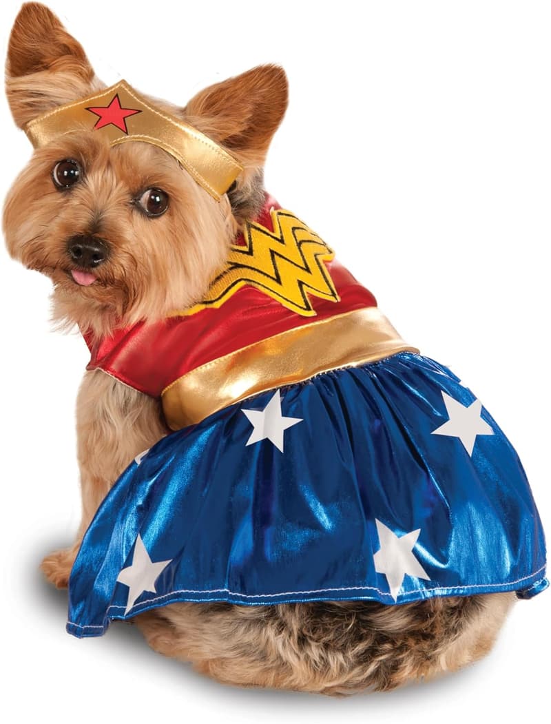 Wonder Woman Pet Costume - Small, DC Heroes & Villains Collection