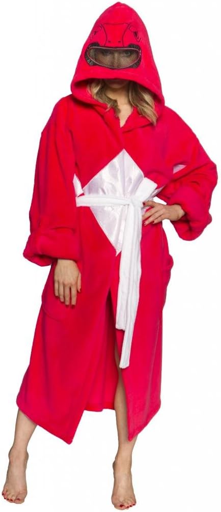 Mighty Morphin Power Rangers Men's Robe - One Size