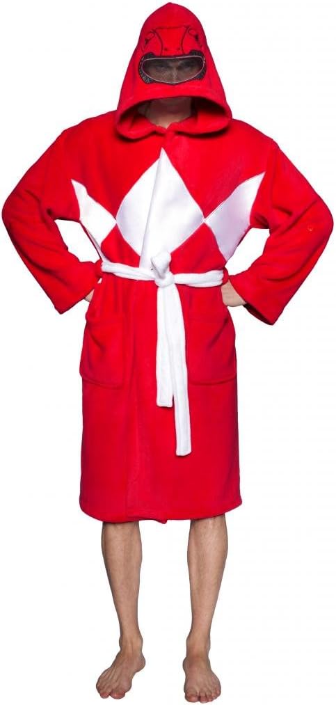 Mighty Morphin Power Rangers Men's Robe - One Size