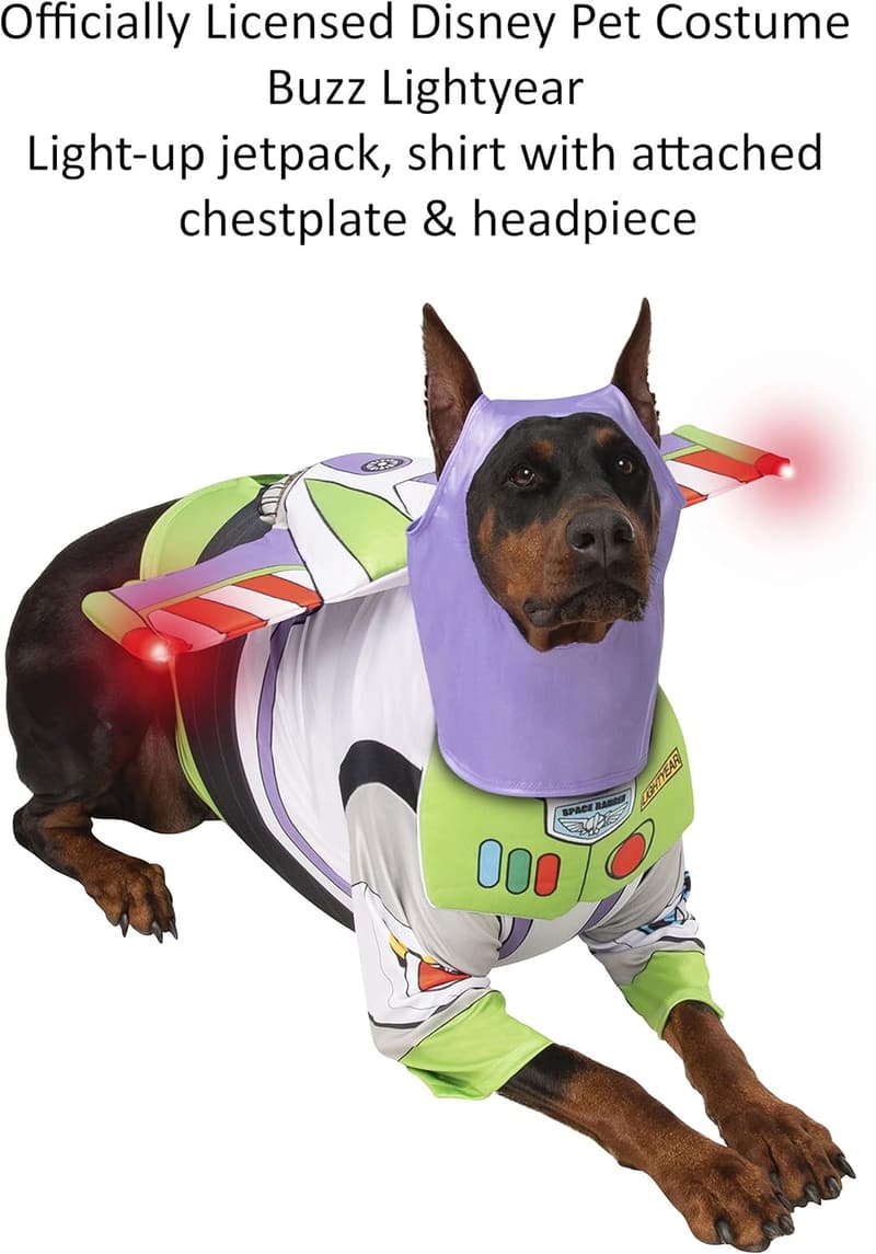Disney Toy Story Buzz Lightyear Costume for Big Dogs, XXX-Large