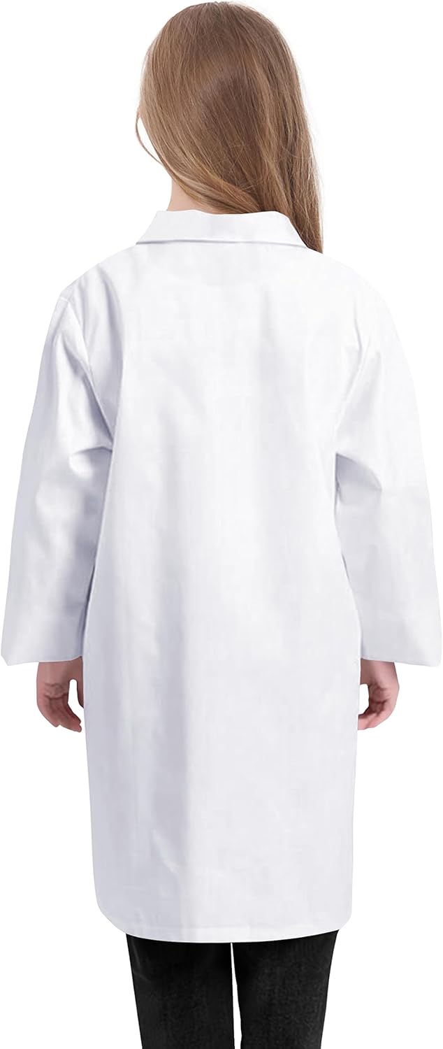 Kids' White Lab Coat - Unisex Doctor & Vet Dress-Up Costume