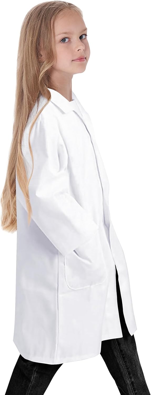 Kids' White Lab Coat - Unisex Doctor & Vet Dress-Up Costume