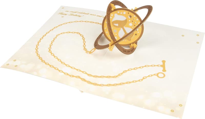 Harry Potter Time Turner Pop-Up Birthday Card - Handcrafted Gift