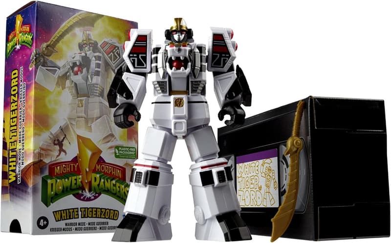 Mighty Morphin Power Rangers 7-inch Classic Megazord Figure Set