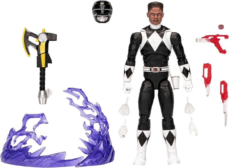 Mighty Morphin Black Ranger 6-Inch Action Figure for Kids