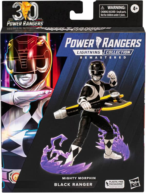 Mighty Morphin Black Ranger 6-Inch Action Figure for Kids