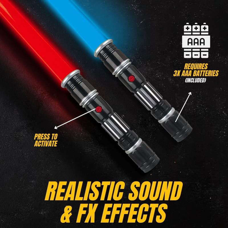 LED Motion-Sensitive Light Sabers - 12 Pack for Kids' Parties