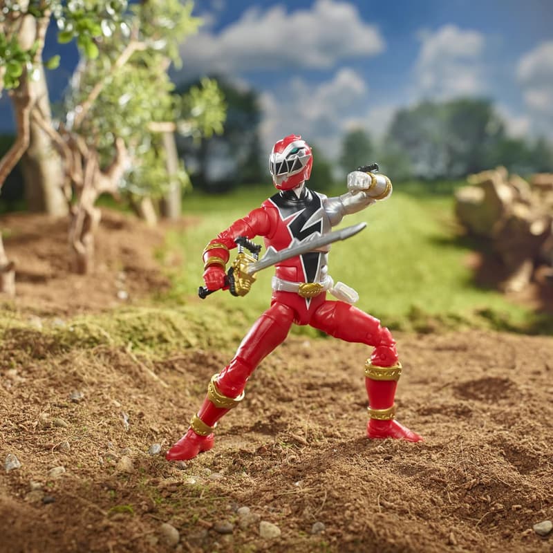 Dino Fury Red Ranger 6-Inch Premium Action Figure Collectible