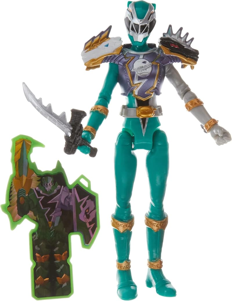 Power Rangers Dino Fury Green Ranger Action Figure, 6-Inch