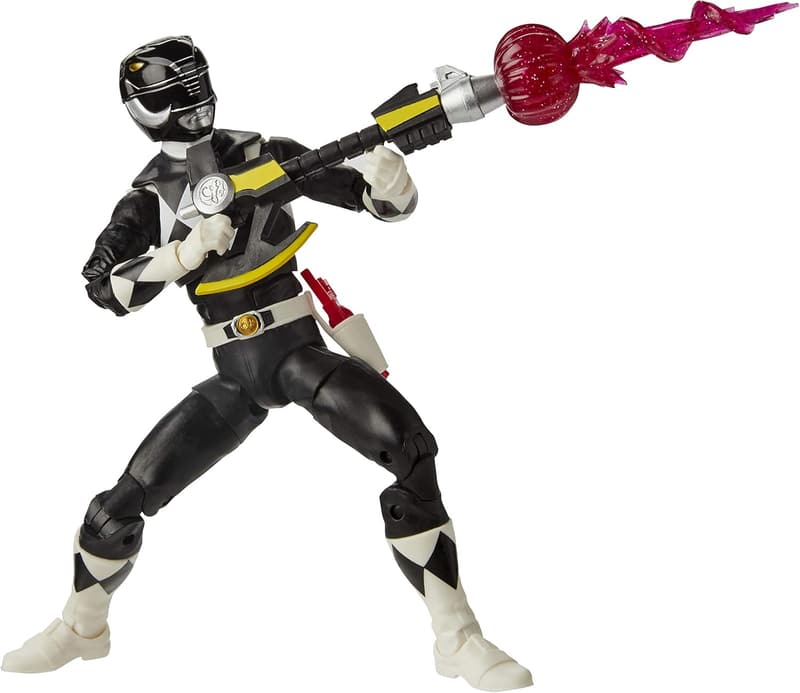 Mighty Morphin Black Ranger 6-Inch Premium Action Figure Toy