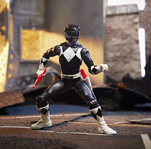 Mighty Morphin Black Ranger 6-Inch Premium Action Figure Toy