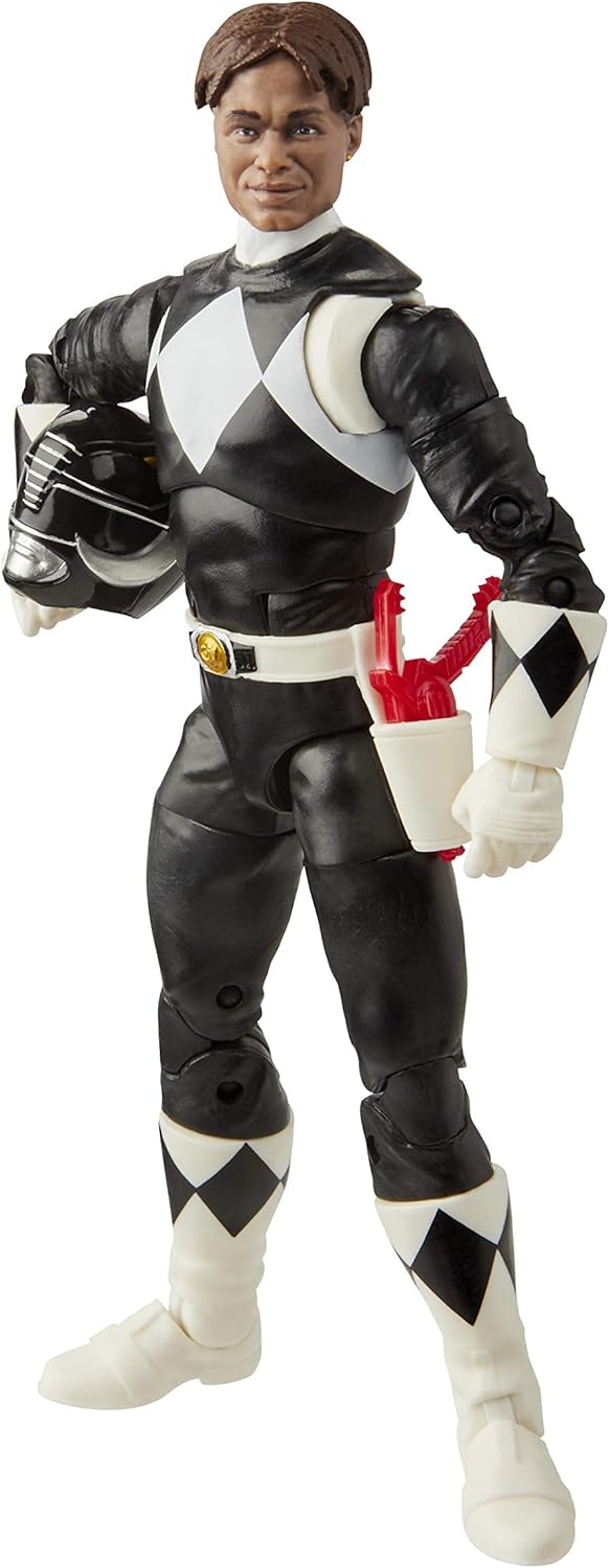 Mighty Morphin Black Ranger 6-Inch Premium Action Figure Toy