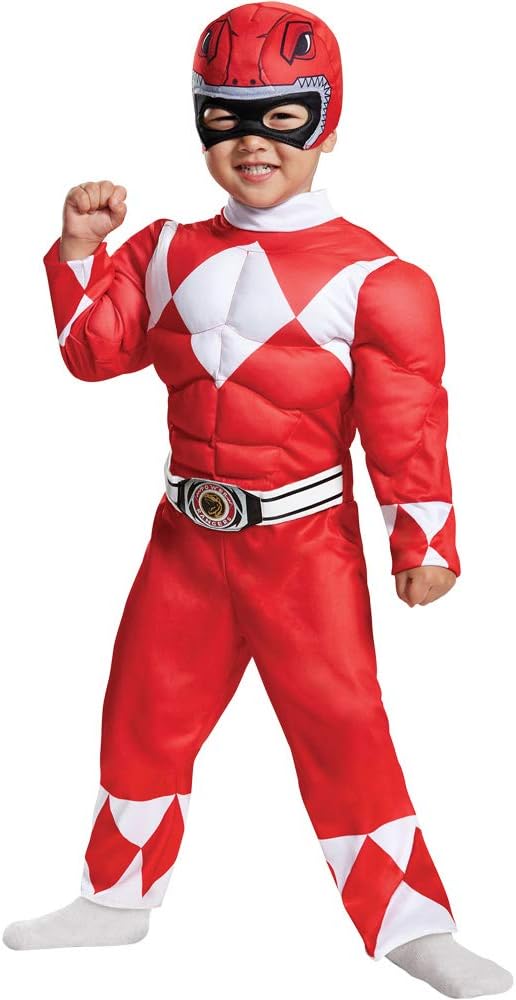 Red Ranger Infant Costume - Muscle Design (12-18 Months)