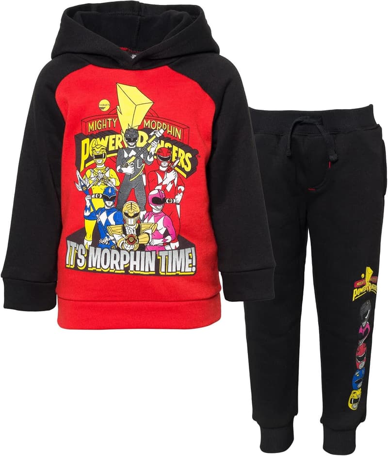 Power Rangers Fleece Hoodie & Pants Set for Kids
