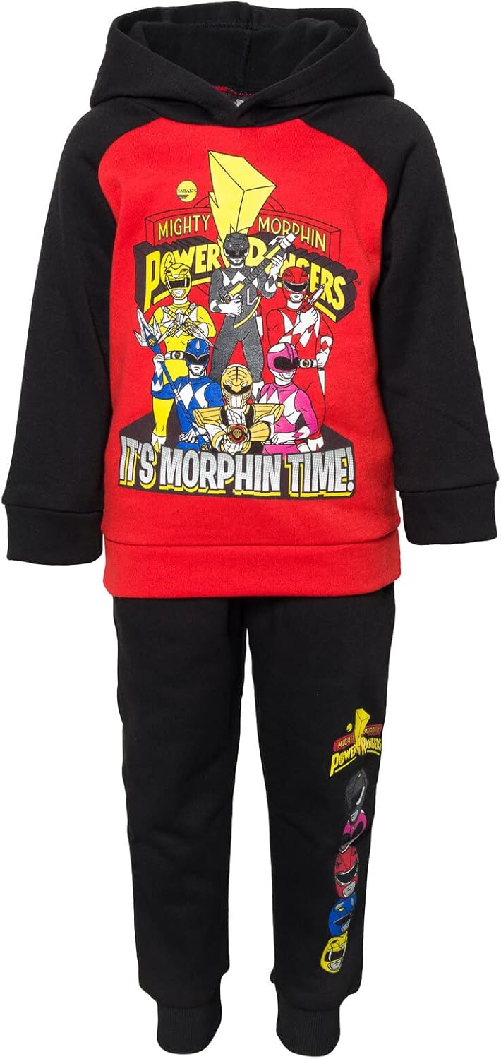 Power Rangers Fleece Hoodie & Pants Set for Kids