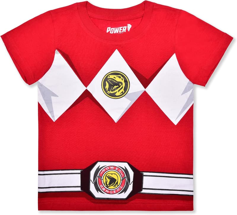 Boys' Power Rangers T-Shirt and Shorts Set – Blue/Red/Black